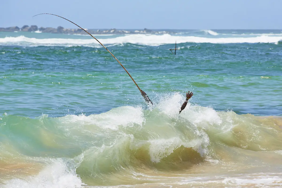 common mistake when surf fishing