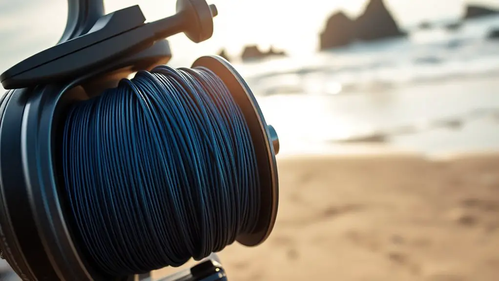 braided lines enhance surf fishing