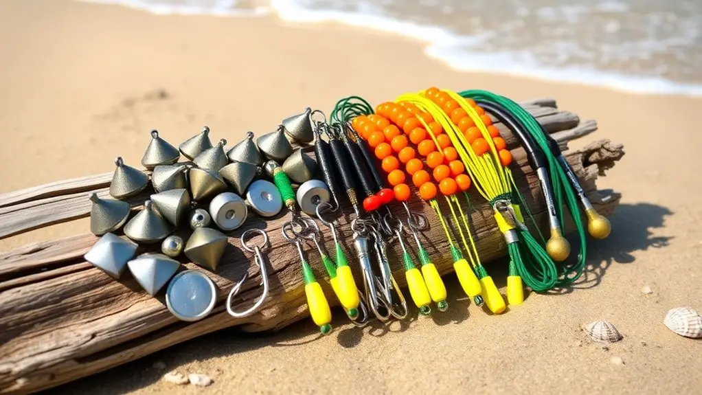 essential surf fishing tackle