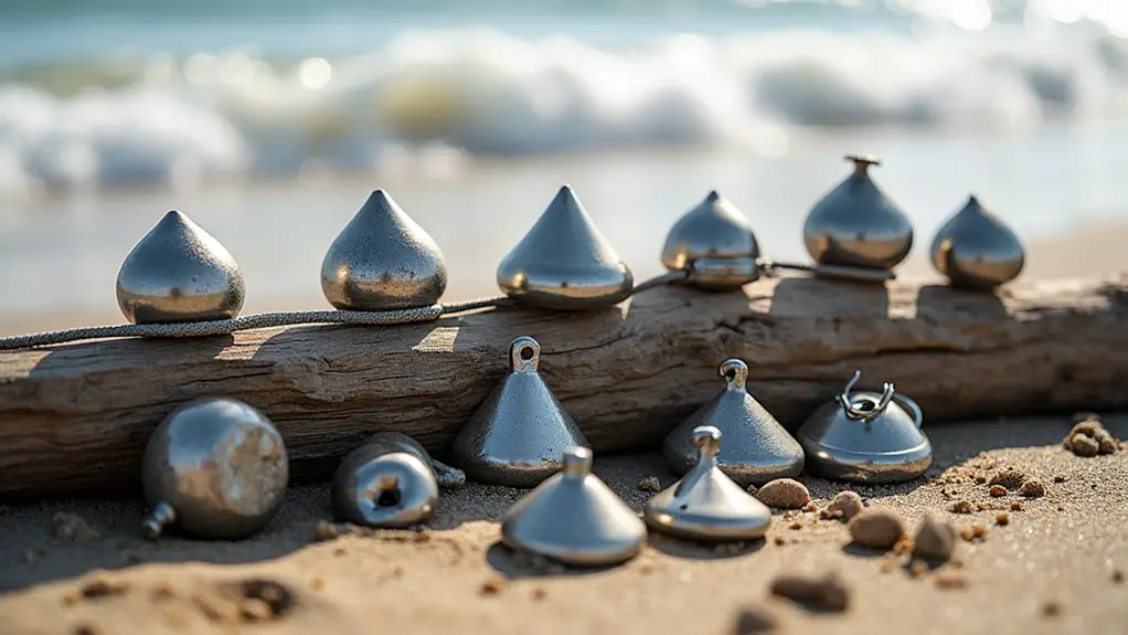 optimal sinkers for surf fishing
