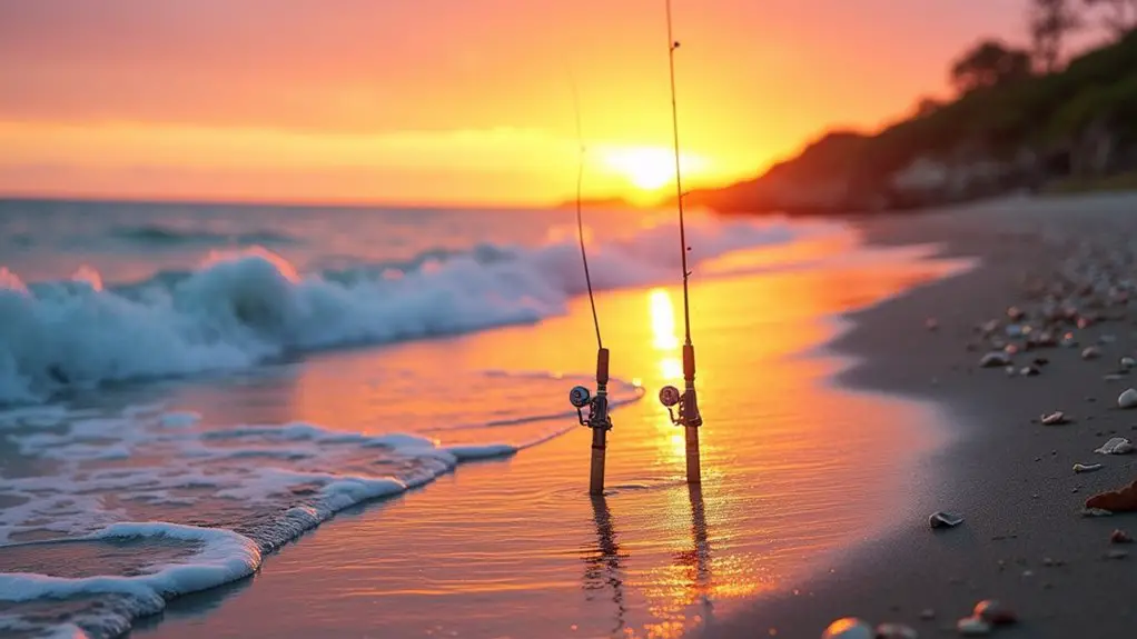 perch activity surf fishing