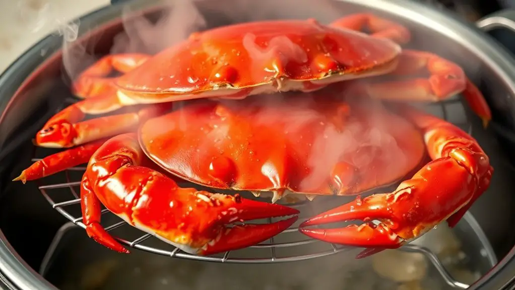 steaming enhances crab flavor