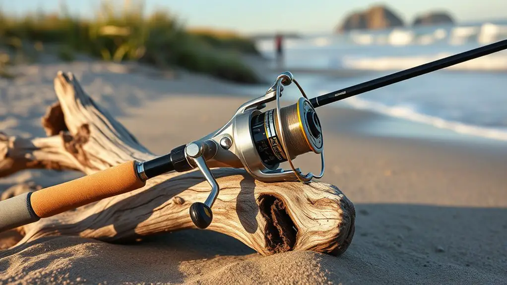 surf perch fishing setup