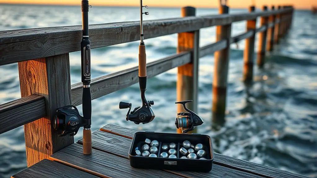 weight considerations for pier fishing